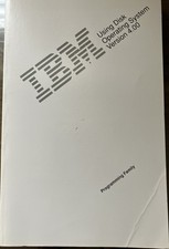 IBM Manual Disk Operating System Version 4.00 - Rare Vintage Manual