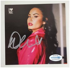 Demi Lovato Signed I Love Me CD Cvr Lp Album ACOA