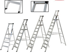Werner Class 1 Platform Step Ladder Heavy Duty Industrial Builders Use