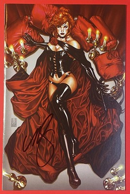 X-MEN #6 MARK BROOKS SIGNED VIRGIN W/COA DARK PHOENIX - SDCC EXCLUSIVE