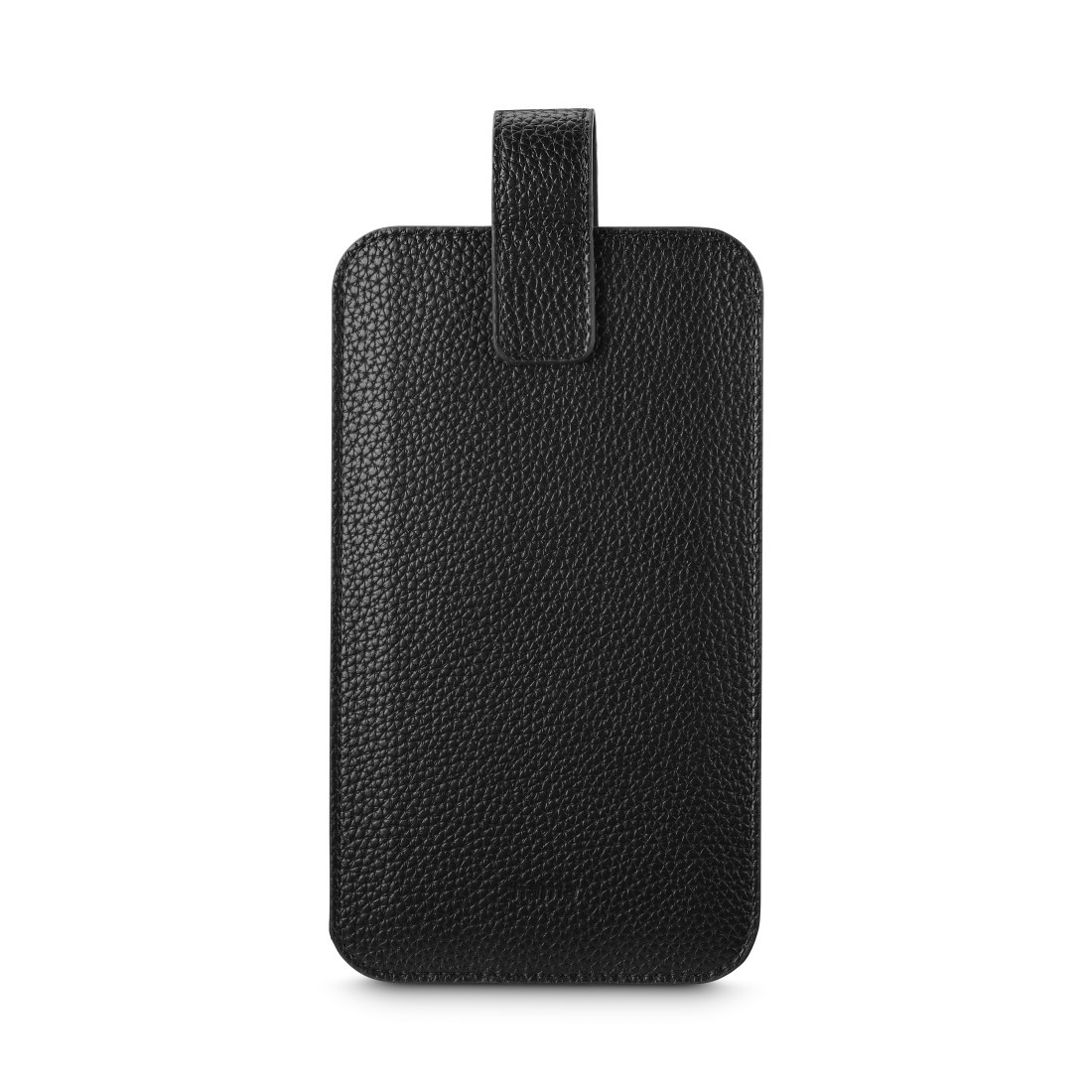 Étui en cuir universel haut de gamme noir pour téléphone portable de 16cm