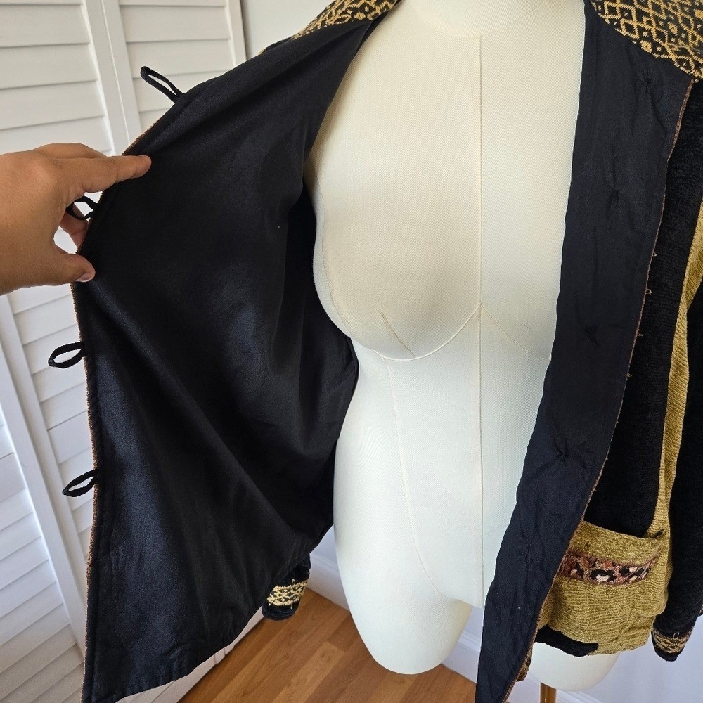 Allure Patchwork Chenille Jacket Blazer Plus Size… - image 7