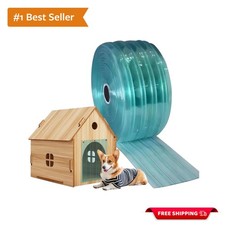 Durable Vinyl Dog Door Flap Replacement - Custom Fit for Safe Outdoor Access