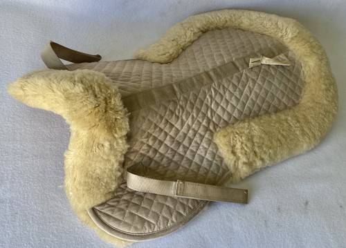 ECP Deluxe Merino SHEEPSKIN HalfPad HALF PAD~(M) MEDIUM~Shock Asorbing