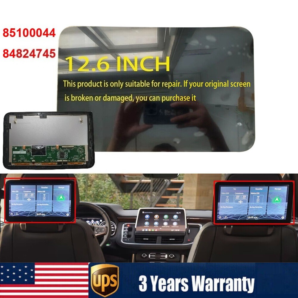 Replacement LCD Display For Chevy GMC Yukon XL Headrest Back Seat TV DVD Monitor