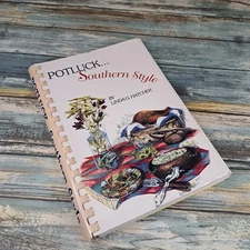 Potluck Southern Style Cookbook Linda Hatcher 1998