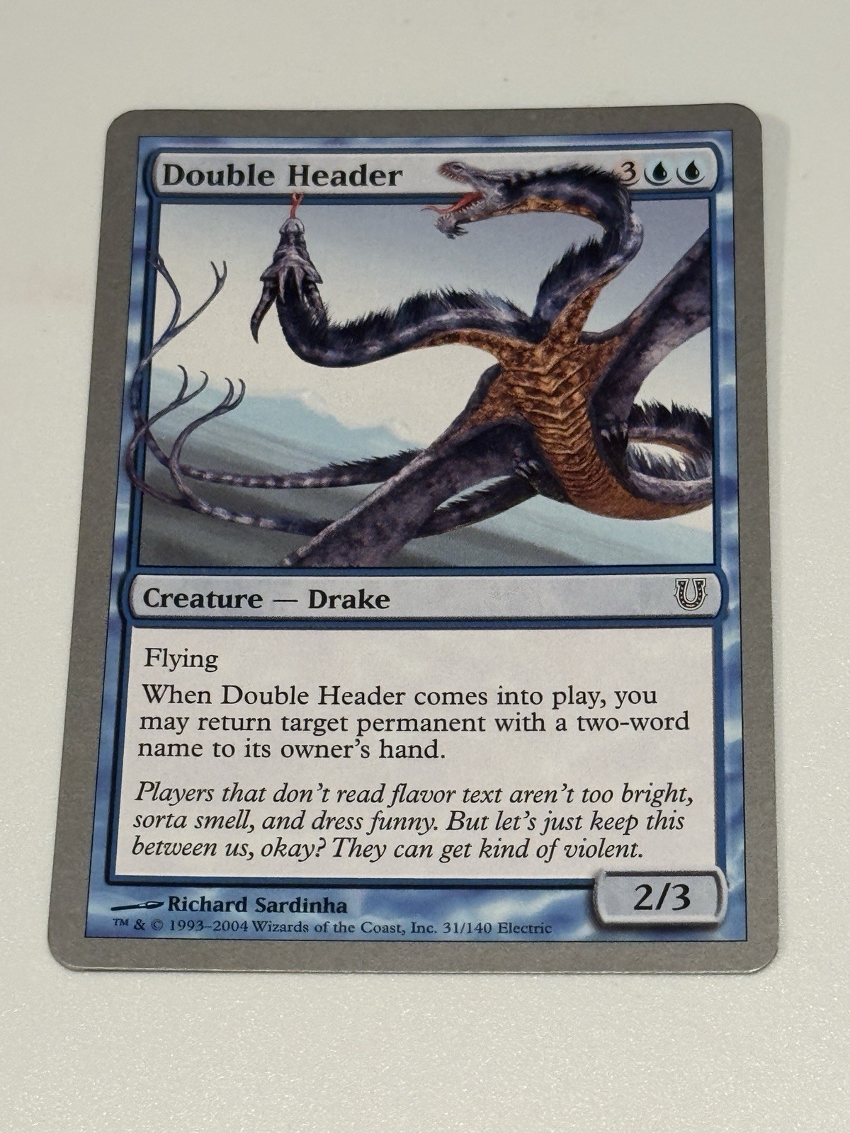 Magic_the_gathering Unhinged Double Header #31 2004,MTG,LP Common
