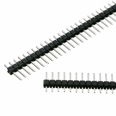 2x 40Pin 2.54mm Male PCB Single Row Straight Header Strip Connector For Arduino