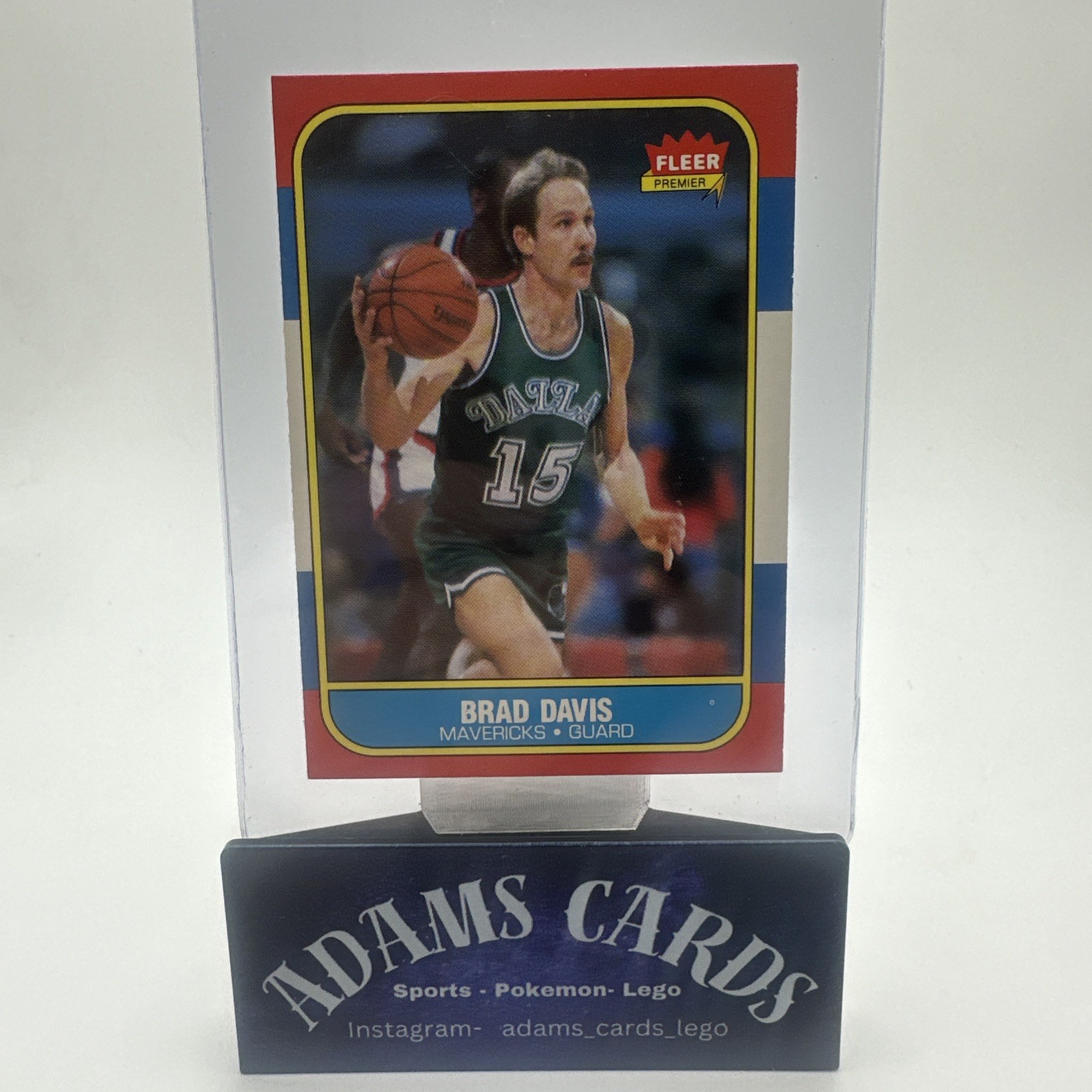 1986-87 Fleer #22 Brad Davis EX