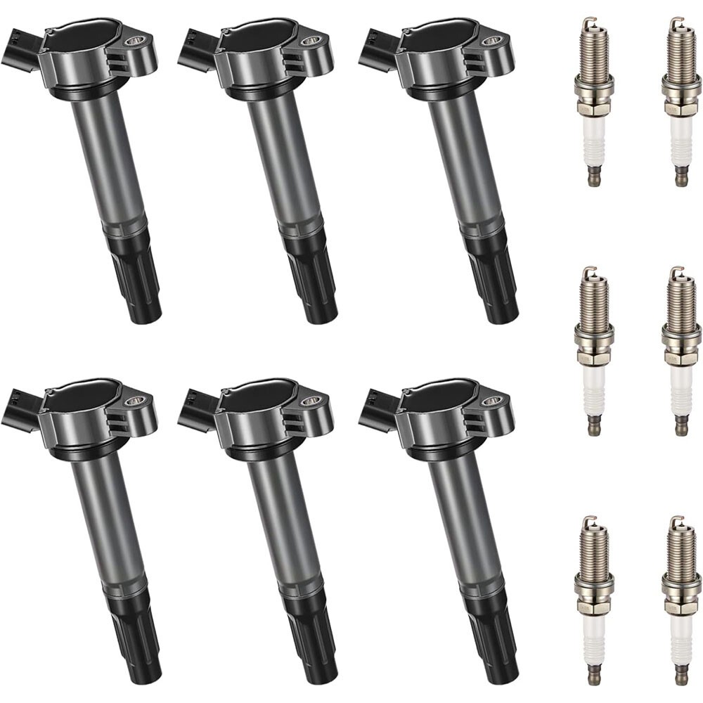 3.5L 6Pc Coil and Plug Set for Lexus IS300 RC300 2016 Lotus Evora GT 2020-2021