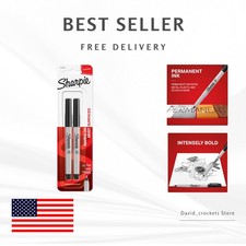 Ultra Fine Black Permanent Markers - Perfect for School, Home, and Office