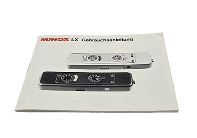 MINOX LX Kamera Gebrauchs Bedienungs-Anleitung Camera Instructions German 411/25