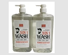 2 NEW MENS DEAD SEA COLLECTION BATH SALTS MUSCLE SOAK EUCALYPTUS & MINT 37 OZ