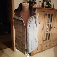 Damen Steppweste von CECIL -Grau-mit Kapuze Gr.38