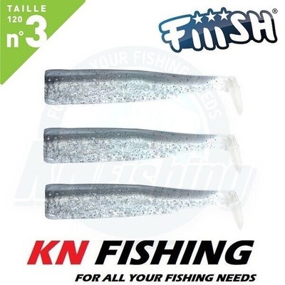 FIIISH BLACK MINNOW 120mm No.3 Silicon Sea Spinning Süßwasserangeln 6g-50g
