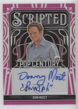 2024 Leaf Metal Pop Century Scripted Pink Prismatic 2/7 Don Most #SC-DM1 Auto