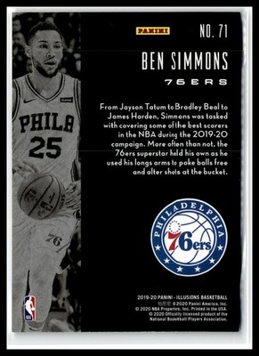 Ben Simmons 2019-20 Panini Illusions #71 Philadelphia 76ers | eBay