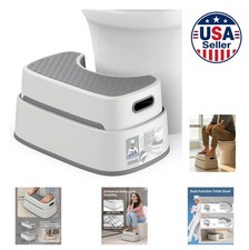 Toilet Stool Squat Adult Bathroom Foot Stool Heavy Duty Anti-Slip 200 lbs