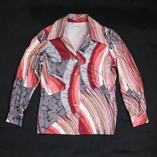 Vintage Jeunique Longsleeve Blouse - Size 10