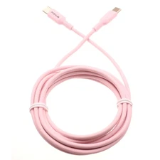For Samsung Galaxy S20/S21/S23/S24/S25/FE - Pink 6ft Long Cable USB-C to Type-C