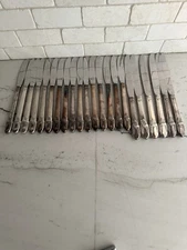 22 Knives- Small And Big Rogers Bros FIRST LOVE Inaugural State Pattern READ