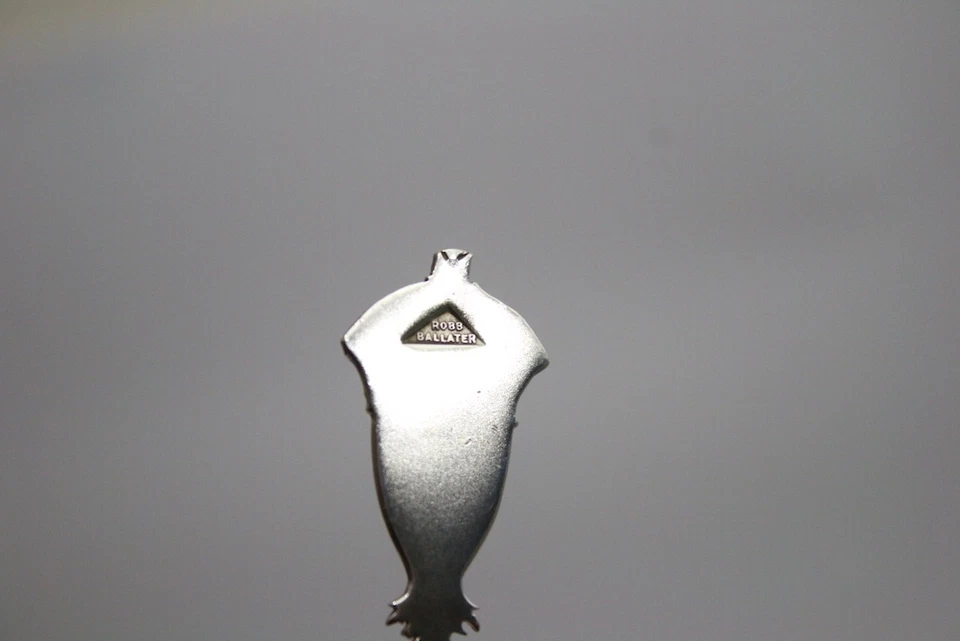 ANTIQUE ROBB BALLATER BALMORAL CASTLE SCOTTISH PROVINCIAL SILVER CADDY SPOON - Image 4 of 4