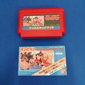 Famicom Software Kinnikuman Tag Match Model Kinnikuman Muscle Tag Match Ba FIE50