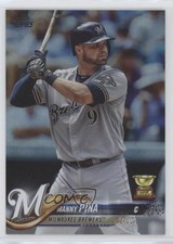 2018 Topps Rainbow Foil Manny Pina #637 0b3
