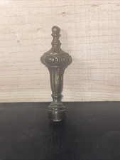 Antique Decorative Brass Plated Lamp/Chandelier Finial 1/4-27.  3-3/4” Tall