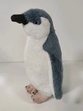 Antics Wildlife Series Blue Penguin Plush Stuffed Animal Super Soft 9"