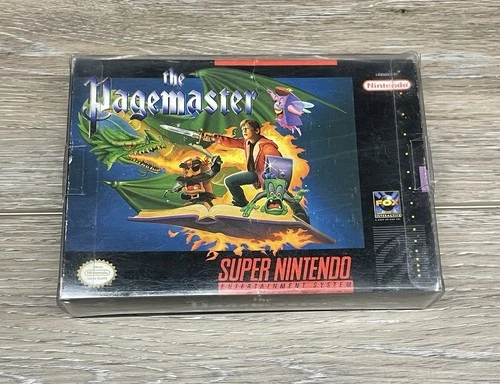 The Pagemaster CIB (SNES, Super Nintendo) Complete w/ Manual CIB Free Shipping