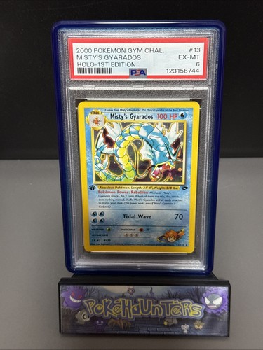 Misty's Gyarados (1st Edition) graded PSA 6 for sale on eBay