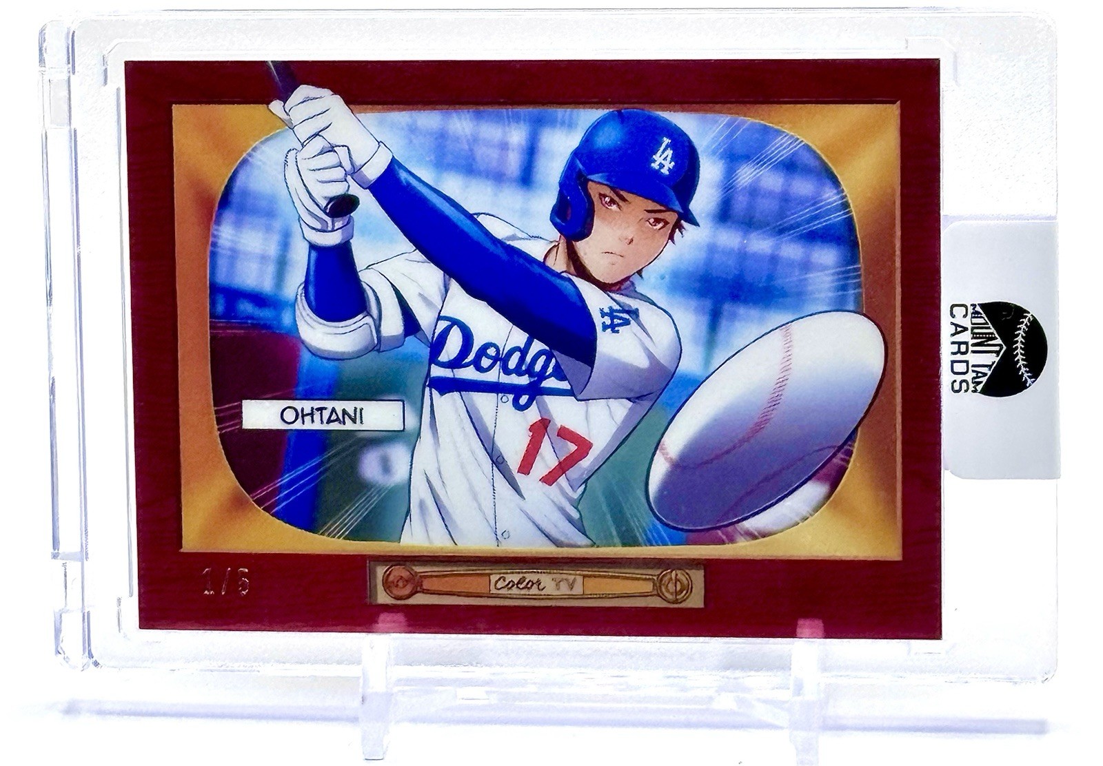 2024 Bowman - '55 Bowman Anime Shohei Ohtani #BA-2 Red Refractor 1/5 Dodgers MVP