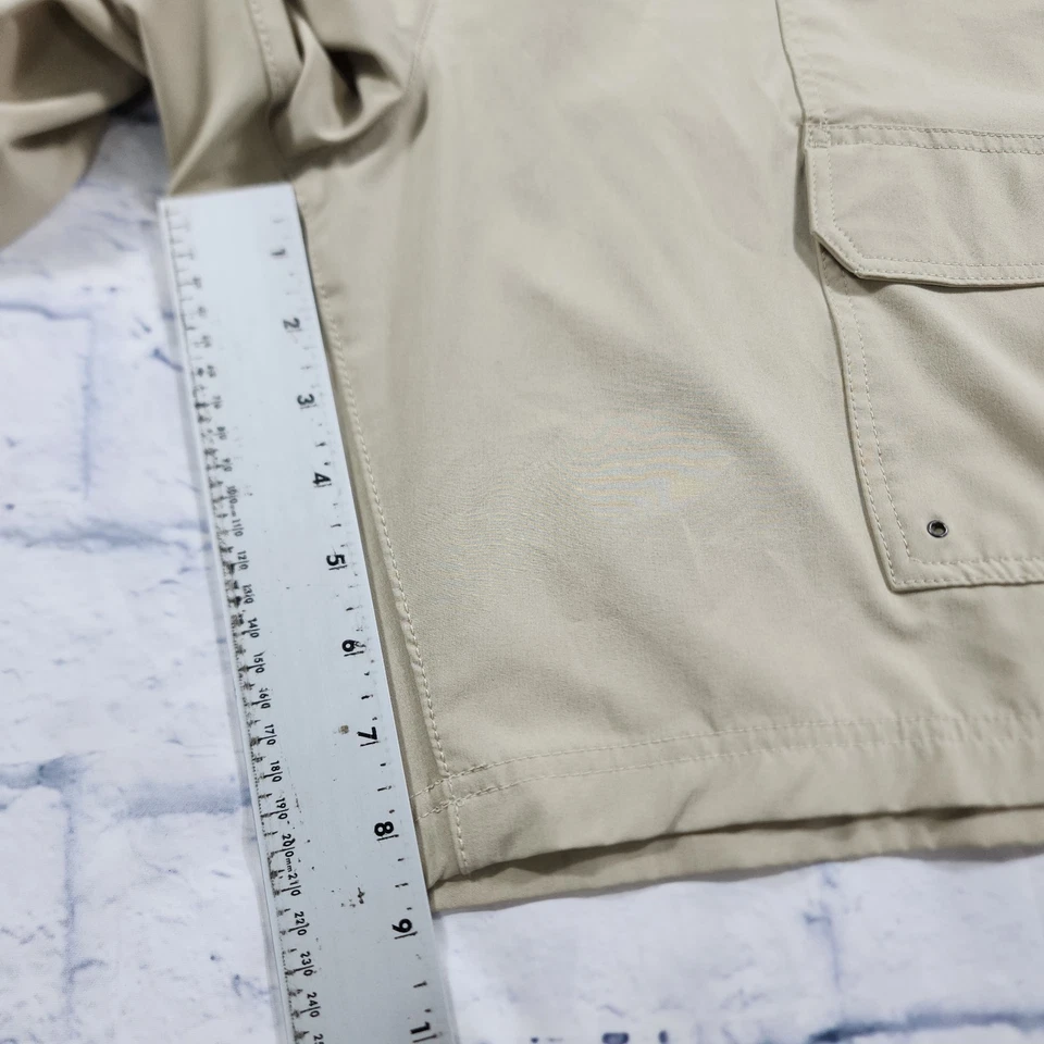 Croft & Barrow PARA HOMBRES 48 Pantalones Cortos Beige Bolsillo Carga Cinturón Safari Gorpcore  Foto 2 de 4