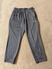 Nike Elite SweatPants Mens Large Gray Dri-Fit Therma Basketball Warmup READ
