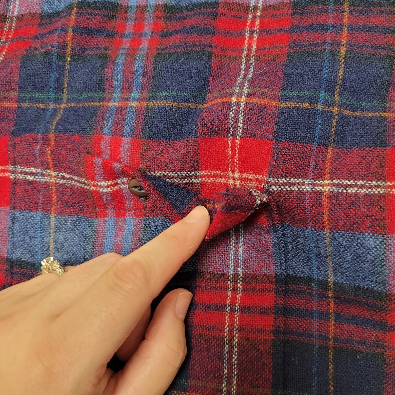 Vintage Pendleton Knockabouts virgin wool plaid s… - image 7