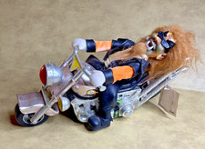 VTG Werewolf Motorcycle Monster Bad Moon Rising Dan Dee Halloween Not Working