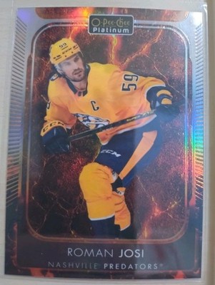 Roman Josi Hot Magma /499 Nashville Predators - O-Pee-Chee Platinum 2021-22 NHL