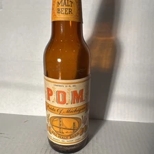 P.O.M. Pride of Michigan all malt Beer. The Michigan Brewery inc Huron County MI