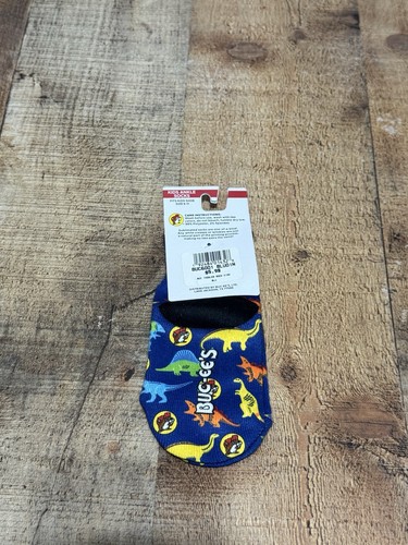 Buc-ee’s Kids Crew Socks Unisex - Bucky Beaver Logo - Dinosaurs - Size 6-11 - Picture 2 of 6