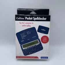 Lexibook DC753EN Collins Electronic Pocket Spellchecker Thesaurus Crossword