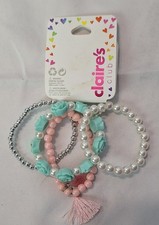 Claire's Club Pearl Bracelets 15020-1 NWT