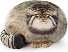 Pallas Cat Stuffed Animal, Steppe Plush Cute - 45cm/18in