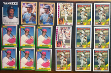 Ken Griffey Sr. - 47 card lot - 1984-1991 - Braves Reds Yankees Mariners - NM/M!