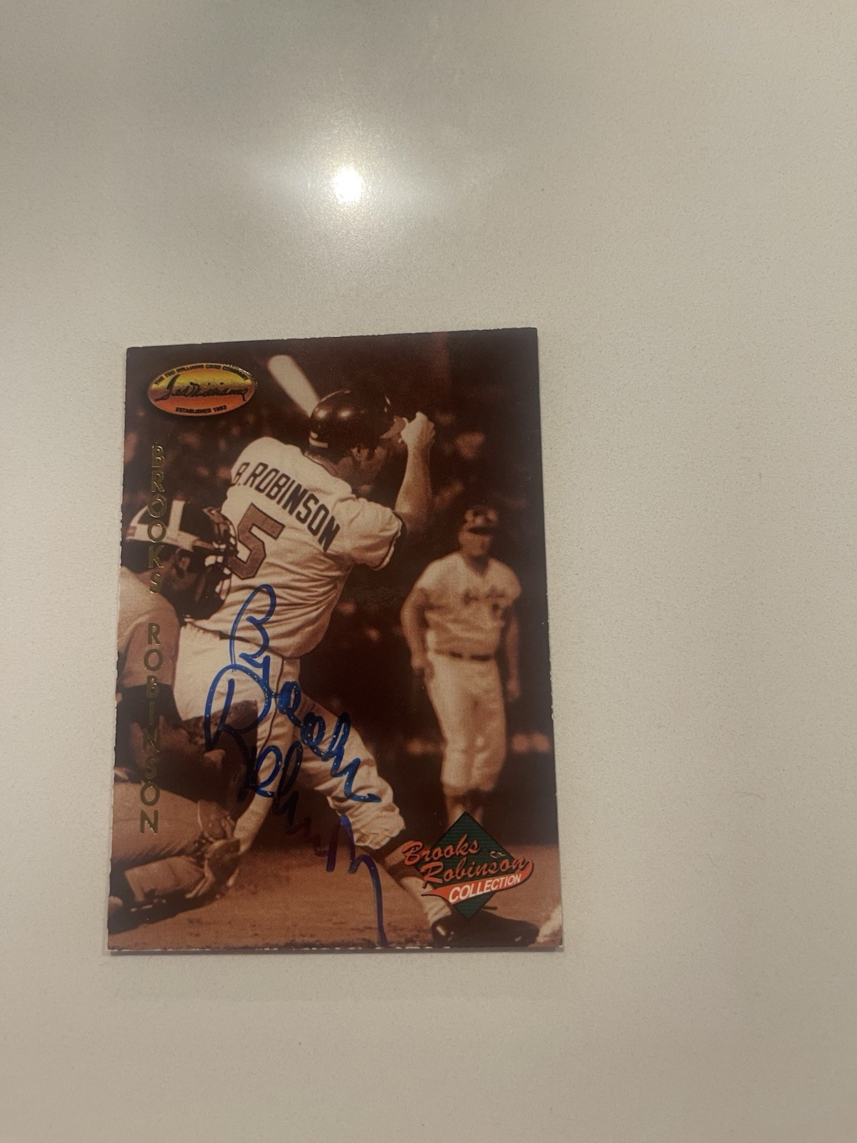 Brooks Robinson Signed Baseball Card -The Ted Williams Card Company- PSA DNA COA