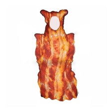 Meat Strip Outfit Realistic Print Funny Food Costume Single-Piece Design Food