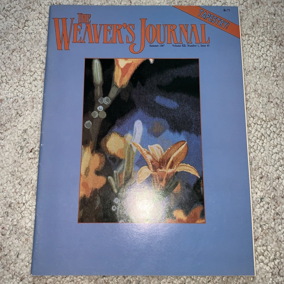 Rivista The Weaver's Journal 1985-1987 lotto di 5 - Immagine 2 di 4
