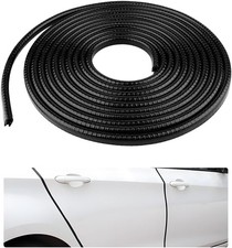 16.4Ft 5M Door Edge Guards, U-Shaped No Glue Automot Size: 16.4FtColor: Black