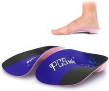 Pcssole 3/4 Orthotics Shoe Insoles High Arch Supports Shoe Inserts for Plantar F