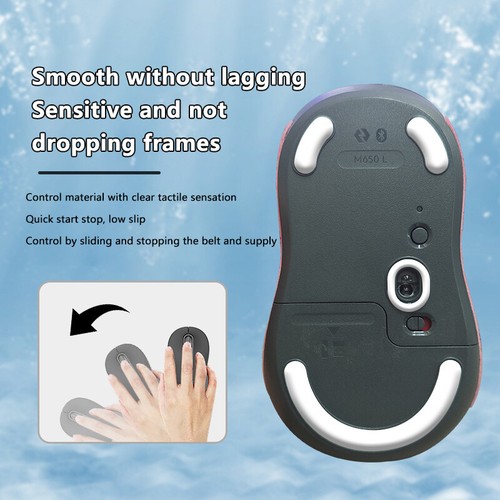 Mouse Foot Sticker Skates For M650L/M750L Wireless Bluetooth Gaming - Photo 4/12